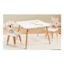 Tooky TS Wooden Kids Animal Table and 2 Chair Set, 3yrs