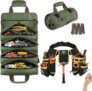 Tool Belts Pouch for Men26 Pockets Tool Belt, Magnetic Tool Pouch with Wide Waist Nylon Belt and a Hammer Hole, Detachable Adjustable Magnetic Professional Work Tool Belt for Electricians Carpenters