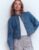 Topstitch Denim Jacket Mid Wash, Denim, Sizes 10 – 22