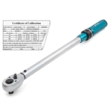 Torque Wrench Set Dual-Direction 1/2 Drive 40220Nm 3% Accuracy 72 Teeth – Silver 1/2 40220Nm