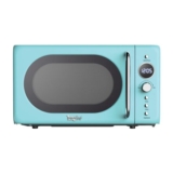 Total Chef 20L 700W Retro Microwave Oven 8 Presets Blue
