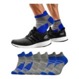 Towelogy Mens Anti Blister Sports Socks 6 Pack, 9-12
