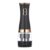 Tower Electric Dual Salt and Pepper Mill, Battery Operated with Adjustable Ceramic Grinders, Black and Rose Gold – 3 Year Warranty