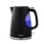 Tower T10083BLK Sonar Textured Kettle with Large Viewing Window & Blue Light, 3000W, 1.7L – Black