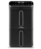 Tower T17190 Vortx XL Dual Stack Air Fryer with Digital Control Panel, Space Saving Design, 6 Preset Cooking Modes with voucher