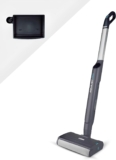 Tower T547002 Aquajet Pro Cordless Hardfloor Cleaner with One Touch Controls, LED Display Panel, 300ml Clean Water Tank, 400ml Dirty Water Tank, 7.4V, Titanium & Tiffany Blue