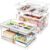 Toy Storage Box & Craft Storage,    Clear Plastic Craft Storage Box with Removable Tray, Compartments & Latching Buckles for Art Supplies, Beads, Tools & Sewing