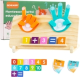 Toys for 3 4 5 Year Old Boys Girls,Montessori Toys for 3 Year Old Boys Girls Educational Kids Toys Maths Cards & Number Blocks Games age 3 4 5 6 Year Old Girl Boy Gifts Birthday for Toddlers