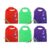 Toyvian Foldable Waterproof Fruit-Style Reusable Tote Bags, 6-Pack