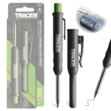 Tracer Deep Hole Carpenter Pencil Work Pencil, Holster & Sharpener Prime Deal
