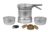 Trangia 27-1 Aluminium Cookset with Spirit Burner, Complete Camping Cookware and Stove Set