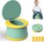 Travel Potty for Toddlers, Portable Foldable Potty for Kids with 60 Liners Collapsible Potty for Boys Girls, Lightweight Toddler Toilet Training Seat, Easy to Carry for Car Travel, Camping & Outdoor