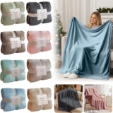 Travel Throw Large Camping Car Blanket Soft Warm Cosy (100 120cm)