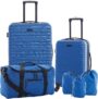 Travelers Club 6 Piece Orion Luggage and Travel Accessories Set