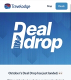 Travelodge October Deal Drops Get 10%-15% Off With Codes Stays 02/11-13/12 (27 Hotels including London, Price from £22.49)