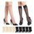 TreeTribe 9 Pairs Nylon Knee-High Socks with Reinforced Toes