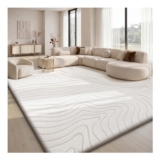 Treeboy Rugs Cream White Living Room Rug 140x200cm