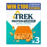 Trek Protein Flapjacks Salted Caramel 3 X 40g