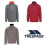 Trespass Mens 1/2 Zip Microfleece Blackford (Selected colours) (XS/S/M/L/XL/XXL/XXXL)