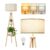 Tripod Floor Lamp with Shelf