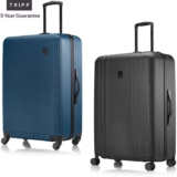 Tripp Large Arrival Black Suitcase / Tripp Large Breeze Dark Sea or Sage Blue Suitcase 5 Year Guarantee – W/Code