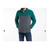 Tristan 1/4 Zip Colour Block Microfleece Cedar Green ( Sizes M, L, XL Only )