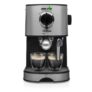Tristar Pump Espresso Machine with Milk Frother, 2 Cups, 15 Bar, Compact, Silver & Black – CM-2275BS