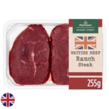Trivento Reserve Malbec & Steak Bundle – 75cl Bottle & 2 Pack Beef Ranch Steaks 255g – Online Exclusive