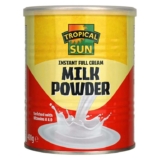 Tropical Sun Full Cream Milk Powder, 400G (Pack of 1) Boosted with Vitamins A & D, £3.23 or x4 for £12.16 with S&S