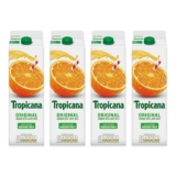 Tropicana Smooth Orange Juice, 4 x 900ml or Original