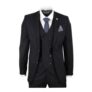 TruClothing 3 Piece Suit Gatsby 1920s Gangster Pinstripe