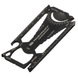 True Utility Cardsmart, 30 in 1 Pocket Multi Tool Swiss Card with Wrench, Screwdriver, Can Opener, Bottle Opener & Pry – True Brands Ltd/FBA