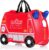Trunki Childrens Ride-On Suitcase And Kids Hand Luggage Great 3 Year Old Boy Gift : Frank Fire Engine (Red)