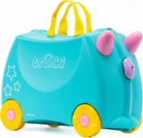 Trunki Childrens Ride-On Suitcase and Kids Hand Luggage Unicorn Gifts for 3-4 Year Old Girls : Una Unicorn (Teal)