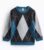 Tu kids Grey Argyle Knitted Jumper – ages 1-2 yrs to 3-4 yrs – free click and collect