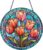 Tulip Window Sun Catcher – Stained Glass Style Acrylic Hanging Ornament with Metal Chain, Garden Suncatcher for Home Window Decor, Indoor Outdoor Hanging Decorations (Tulip)