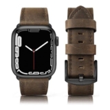 Tuocal Genuine Leather Apple Watch Strap 4246mm, Men & Women
