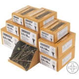 TurboGold PZ Double-Countersunk Woodscrews Trade Pack 1400 Pcs (Free C&C)