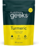 Turmeric Tablets 2000mg with Black Pepper & Ginger 120 High Strength Curcumin Supplements £5,35 S&S Amazon Sold by Unicorn Brands Prime Day