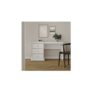 Tvilum Paris 3 Drawer Office Desk – White