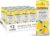 Twinings Boost – Lemon & Ginger Flavoured Sparkling Tea (12 x 250ml cans) – Non-Alcoholic, Iced Tea, Low Calorie Soft Drink, No Added Sugar, No Artificial Sweeteners, Low Caffeine, Green Tea Infusion