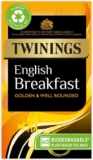 Twinings English Breakfast Tea 40 Bags – £1.40 Via S&S & Voucher