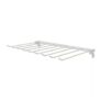 Twinslot White Fixed Trouser Hanger (W)66mm (D)40mm