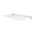 Twinslot White Fixed Trouser Hanger (W)66mm (D)40mm