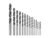 Twist Drill Bit Set ( HSS / Wood/ Masonry- 15 Pieces