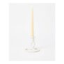 Twisted Loop Cream Ceramic Candle Holder