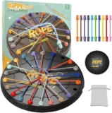 Twisted Rope Puzzle Game, Brainy Knots Puzzle Game Twisted Rope Brain Strategy RopeChallenge Toy Board Puzzle Games Brainy Knots Brain StrategyRope for Family Gathering Birthday Party