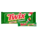 Twix Hazelnut Caramel Milk Chocolate Biscuit Snack Treat Bars, 9 Finger Pack – S&S £1.71/£1.53