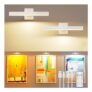Two-Pack Cordless LED Wall Picture Lights Rechargeable with Remote
