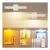 Two-Pack Cordless LED Wall Picture Lights Rechargeable with Remote